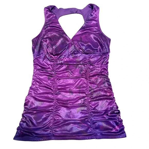 Studio Y Tops - Y2K Studio Y  Purple ruched top size medium